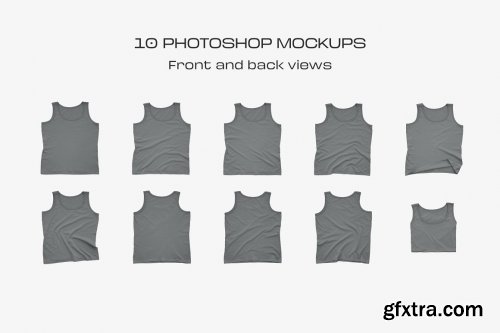 CreativeMarket - Anvil Women's Tanks 882L Mockups 6216266