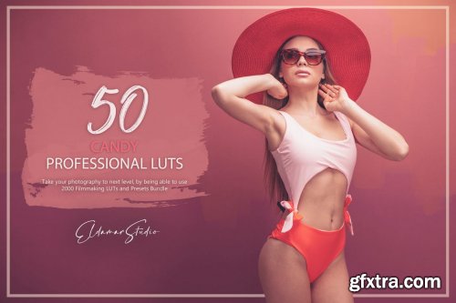 50 Candy LUTs and Presets Pack