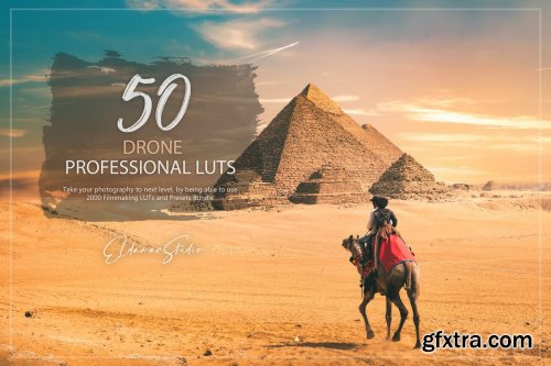 50 Drone LUTs and Presets Pack