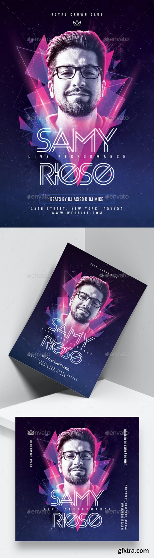 GraphicRiver - Modern Elegant Artist Performance Flyer 24878460