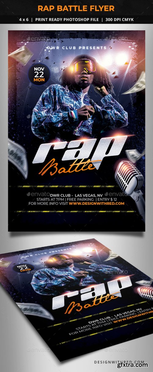 GraphicRiver - Rap Battle Flyer 24794508