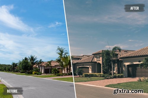 50 Real Estate LUTs and Presets Pack