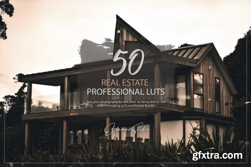 50 Real Estate LUTs and Presets Pack