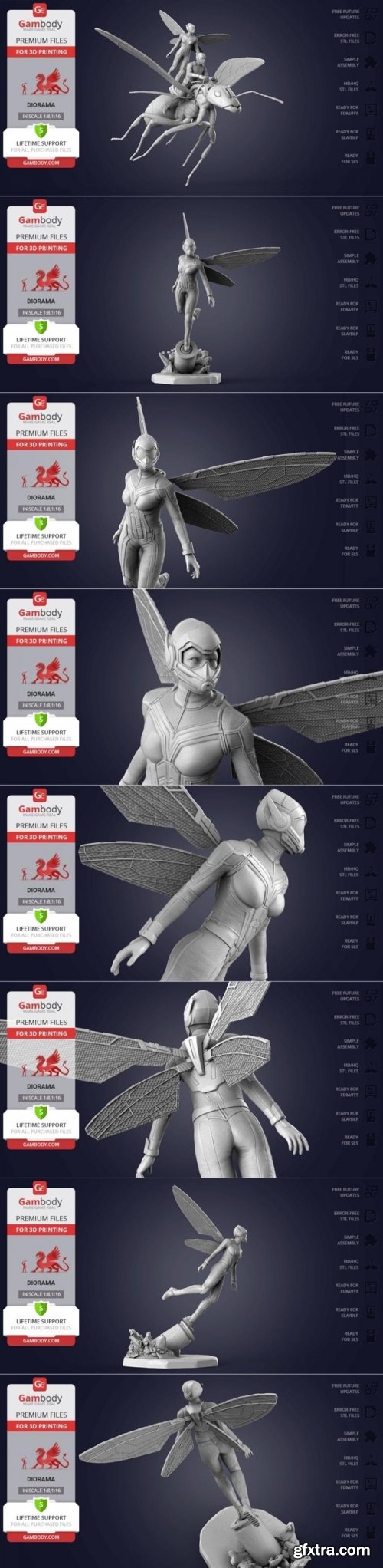 The Wasp – 3D Print Model