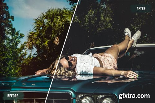 50 Retro Looks LUTs and Presets Pack