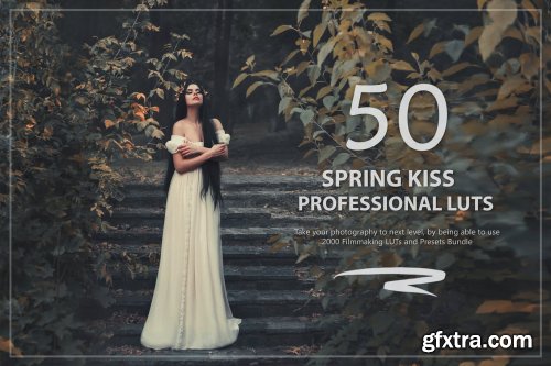 50 Spring Kiss LUTs and Presets Pack