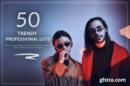  50 Trendy LUTs and Presets Pack