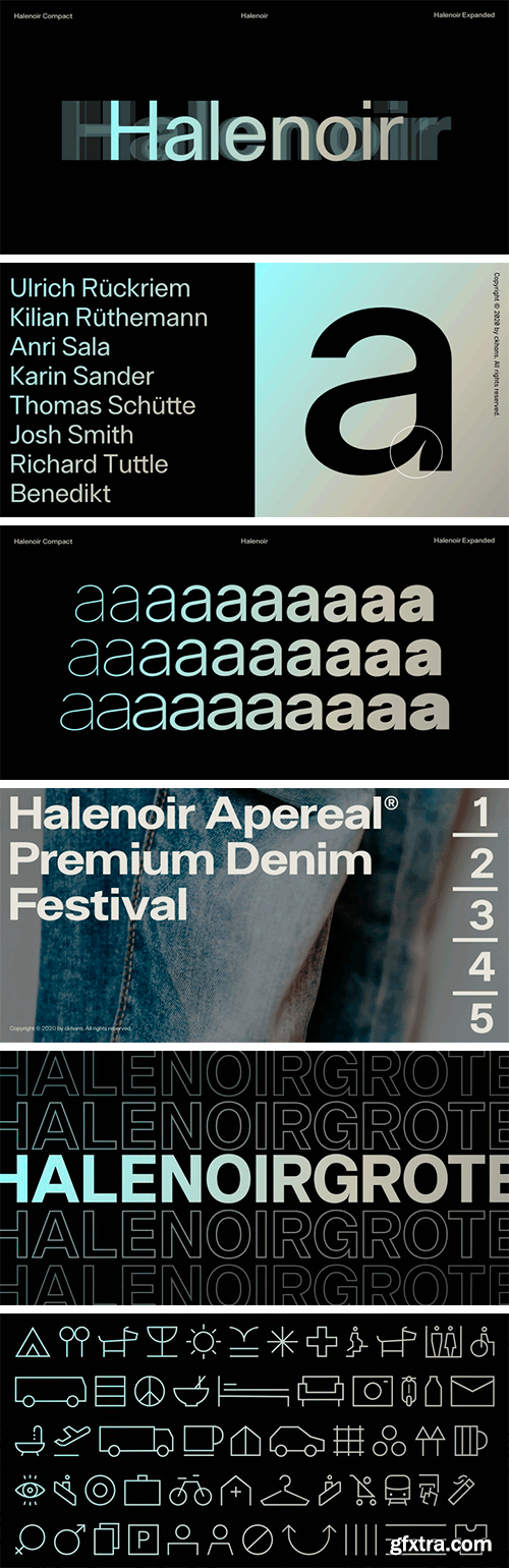 Halenoir Font Family