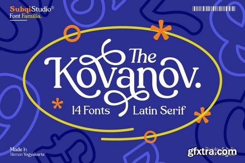 AMR Kovanov - Latin Serif Family