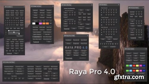 Raya Pro 4.0 Suite - Luminosity Masking Panel for Photoshop