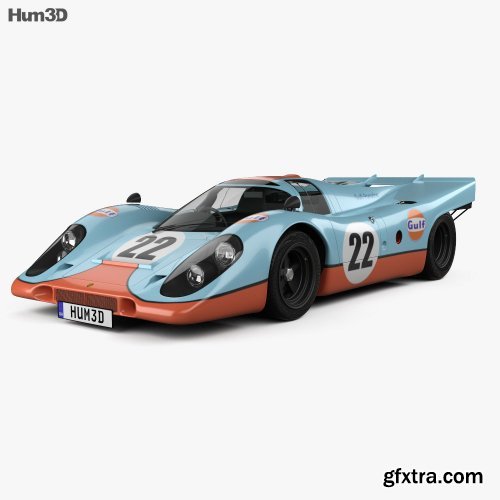 Porsche 917 K 1969 3D model