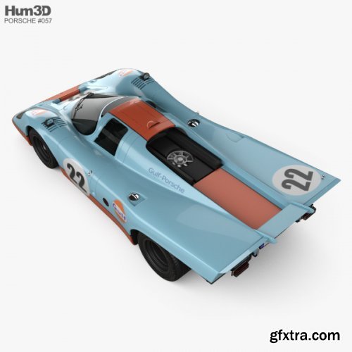 Porsche 917 K 1969 3D model