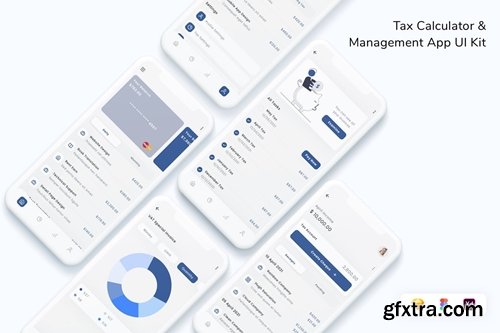 Tax Calculator & Management App UI Kit