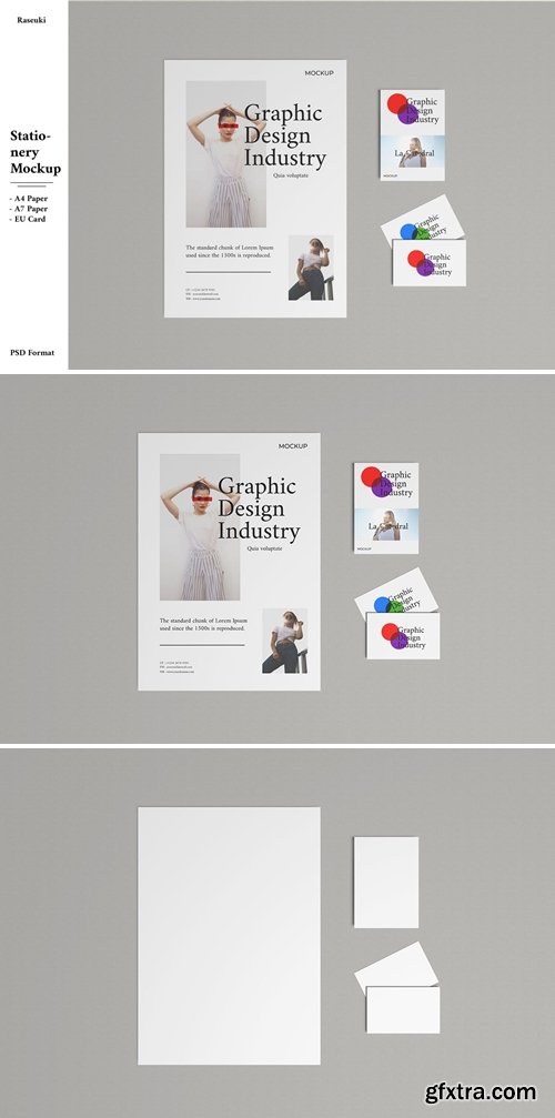 Modern Stationery mockup