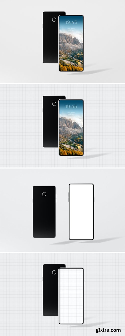 Floating Smartphone Mockup