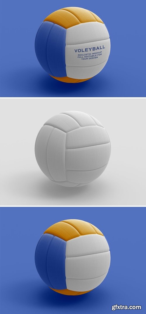 Volleyball Ball Isolated Mockup