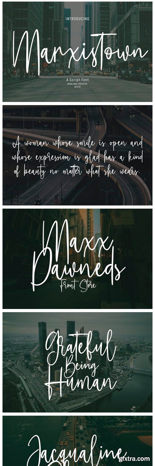 Marxistown Script Font