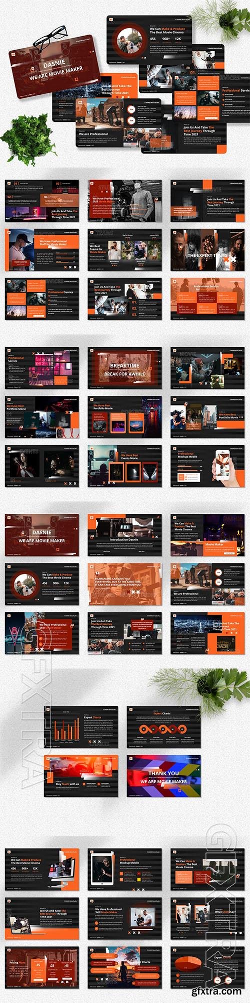 Dasnie - Movie Studio Powerpoint, Keynote and Google Slides Template  