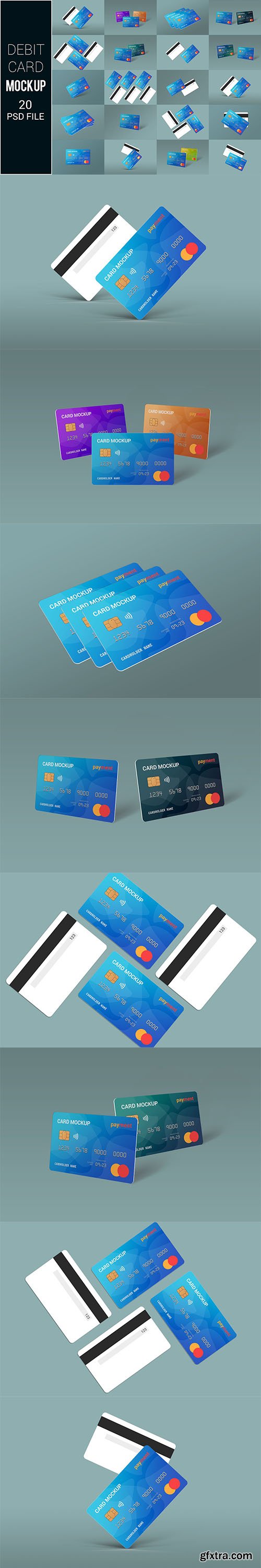 CreativeMarket - Debit Card Mockup 5542563