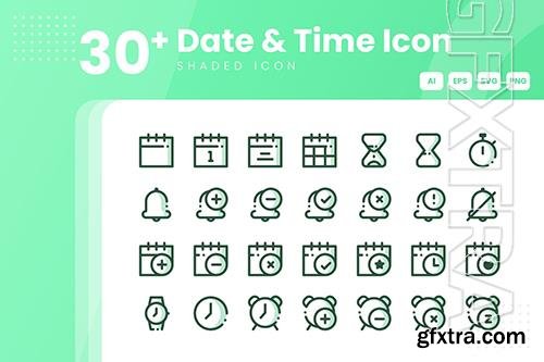 30+ Date & Time Icon Collection UV6AN3E