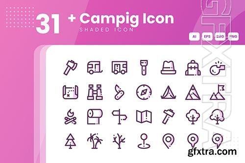 31+ Camping Icon Collection 8NWZU7P