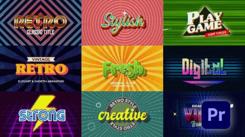 Videohive - Retro Titles - 32910993 - 32910993