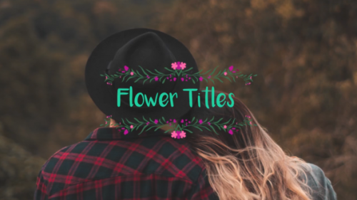 Videohive - Flower Titles - 33271545 - 33271545