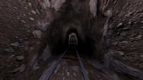 Videohive - 4K Old Rail Tunnel - 33286306 - 33286306