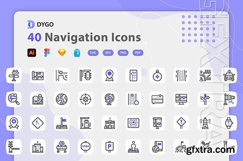 Dygo - Navigation Icons 3V7GEFB