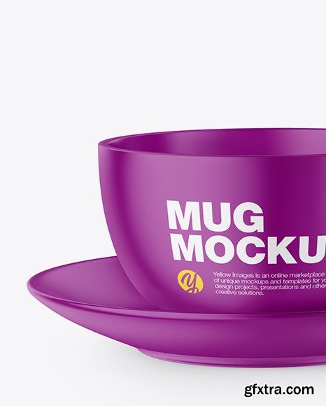 Kraft Stand-Up Bag with Matte Coffee Mug Mockup 65800