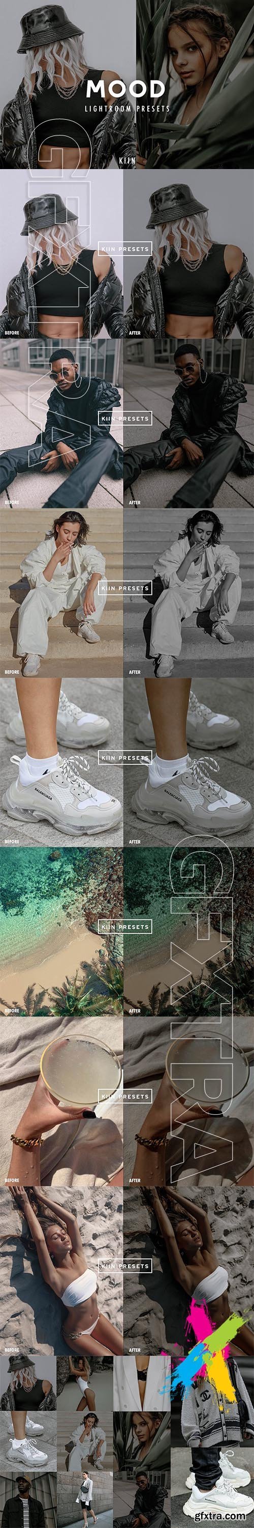 CreativeMarket - 6 MOODY INSTAGRAM LIGHTROOM PRESETS 5718192