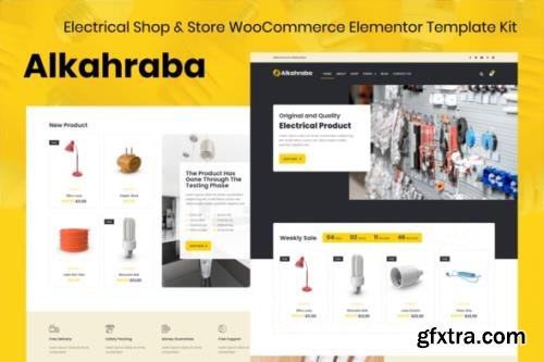 ThemeForest - Alkahraba v1.0.0 - Electrical Shop WooCommerce Store Elementor Template Kit - 33314219