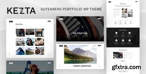 ThemeForest - Kezta v1.1 - Gutenberg Portfolio for WordPress - 29169822