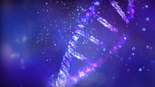 Videohive - Damaged DNA Double Helix Model HD - 33310642 - 33310642