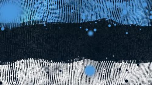 Videohive - Estonian Flag Particle Animation - 33311244 - 33311244