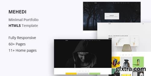 ThemeForest - Mehedi v1.0 - Minimal Portfolio Template - 22359682