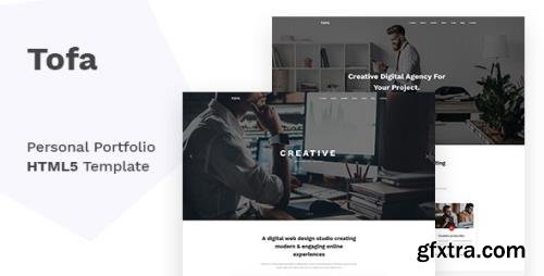 ThemeForest - Tofa v1.0 - Personal Portfolio Template - 22321928