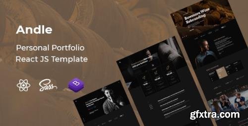 ThemeForest - Andle v1.0 - Personal Portfolio React JS Template - 32294568