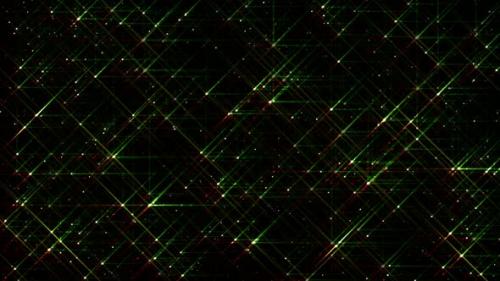 Videohive - 4k Retro Glitter Stars Looped Overlay - 33314921 - 33314921