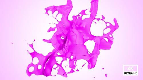 Videohive - Abstract Pink Paint Splash V1 - 33312246 - 33312246