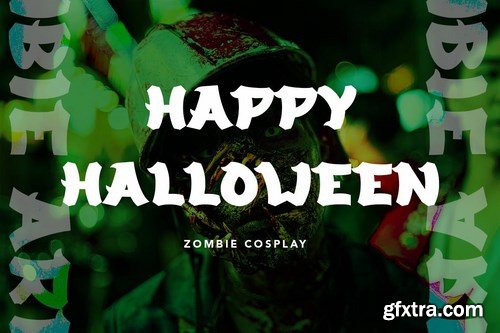 Zombie Army - Halloween Display Font