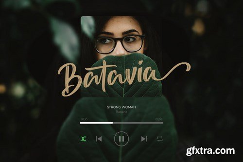 Sutten Batavia - Brush Font