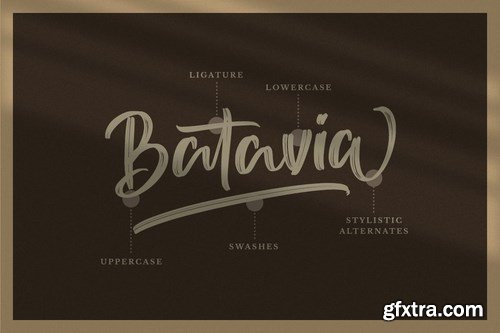 Sutten Batavia - Brush Font