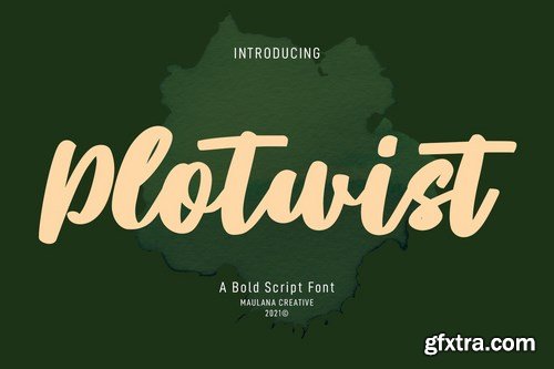 Plotwist Handwritten Script Font