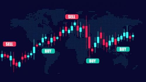 Videohive - Cryptocurrency Trading chart with Buy and sell calls - 33315573 - 33315573