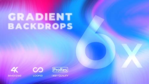 Videohive - Colorful Smooth Flowing Gradient Backdrops - 33316086 - 33316086