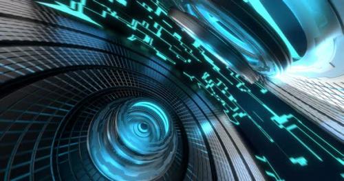 Videohive - Rotating futuristic background. - 33316439 - 33316439