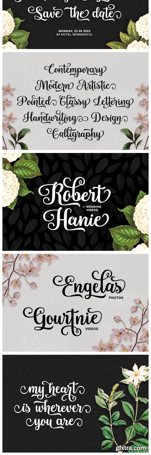 Blanton Script Font