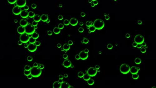 Videohive - Oil green drops moving in water - 33329966 - 33329966