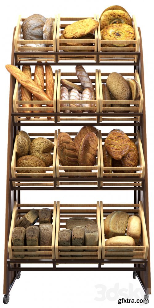 Rack with bread